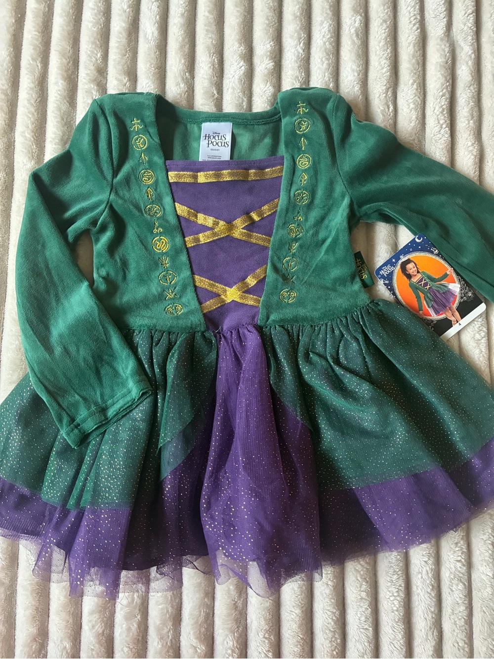 NWT Winifred Sanderson Tutu Dress Size 4,6,8 Hocus Pocus witch costume